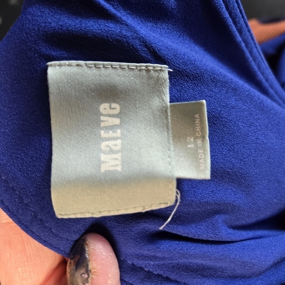 Anthropologie Maeve Rokin circle sleeveless criss cross sheath dress - Picture 5 of 11